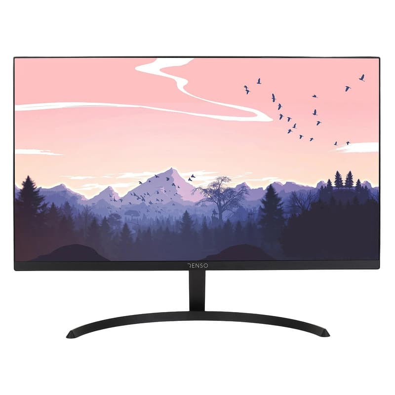 مانیتور رنسو مدل RM-24PRIME سایز 24 اینچ، رزولوشن Full HD، پنل IPS، نرخ بروزرسانی تصویر 100 هرتز، نسبت تصویر 16:9، یک پورت HDMI، یک پورت Displayport و یک پورت VGA به همراه ماوس — تصویر ۴
