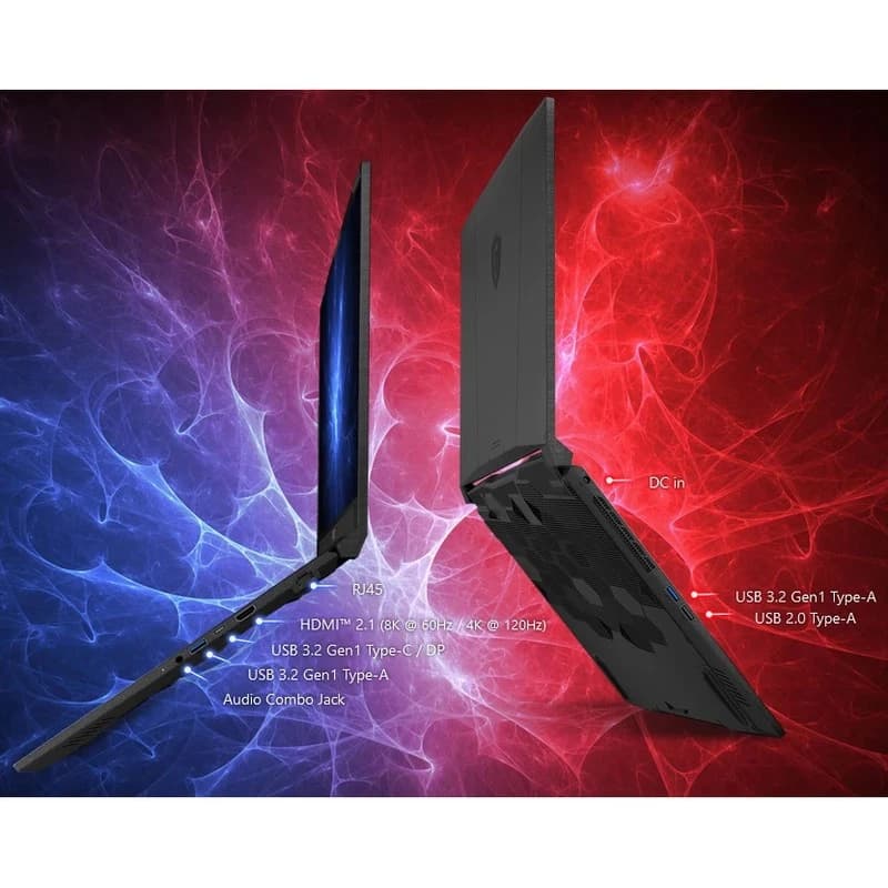 لپ تاپ 15.6 اینچی ام اس آی مدل Katana 15 HX B14WFK-i9 14900HX-RTX5060 8GB-16GB DDR5 5600MHz-1TB SSD-QHD 165Hz — تصویر ۸