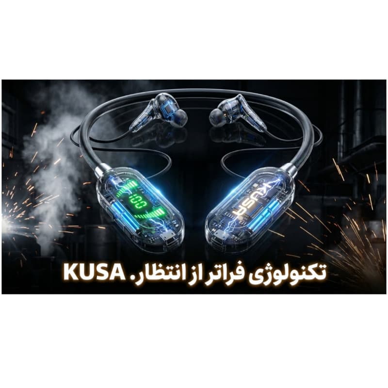 هندزفری بلوتوثی گردنی مدل YG07 — تصویر ۳