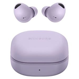 هدفون بلوتوثی سامسونگ مدل Galaxy Buds2 Pro با نویز کنسلینگ فعال (ANC)، درگاه شارژ USB Type-C، دارای میکروفون سه‌گانه، مقاوم در برابر رطوبت و عرق، مجهز به سنسور شتاب‌سنج و مقاومت در برابر آب IPX7
