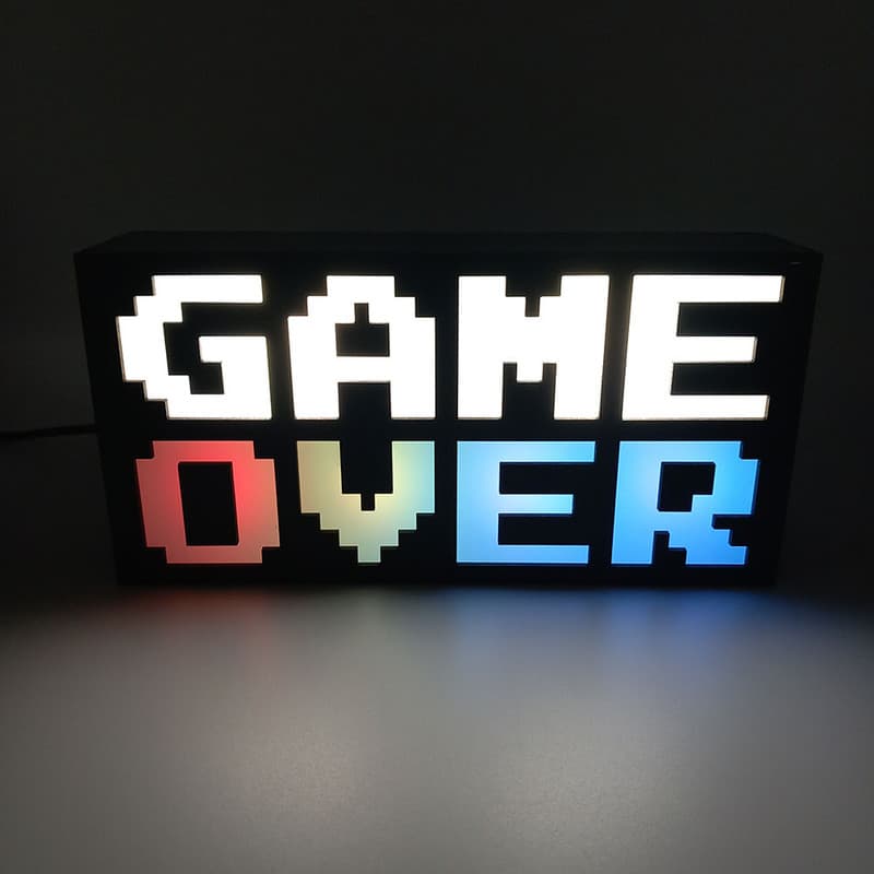 آیکون لایت طرح GAME OVER کد GAS-01 — تصویر ۲