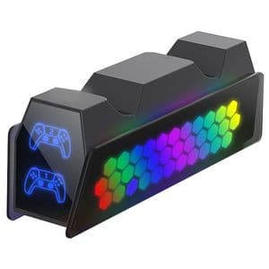 پایه شارژر دسته پلی استیشن 5 دابی مدل DOBE TP5-3571 RGB — تصویر ۶