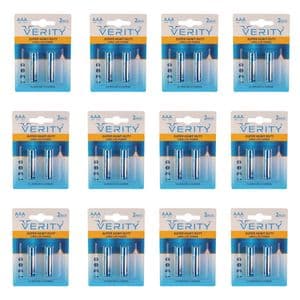 باتری نیم قلمی وریتی مدل Super Heavy Duty Long Life Power بسته 24 عددی