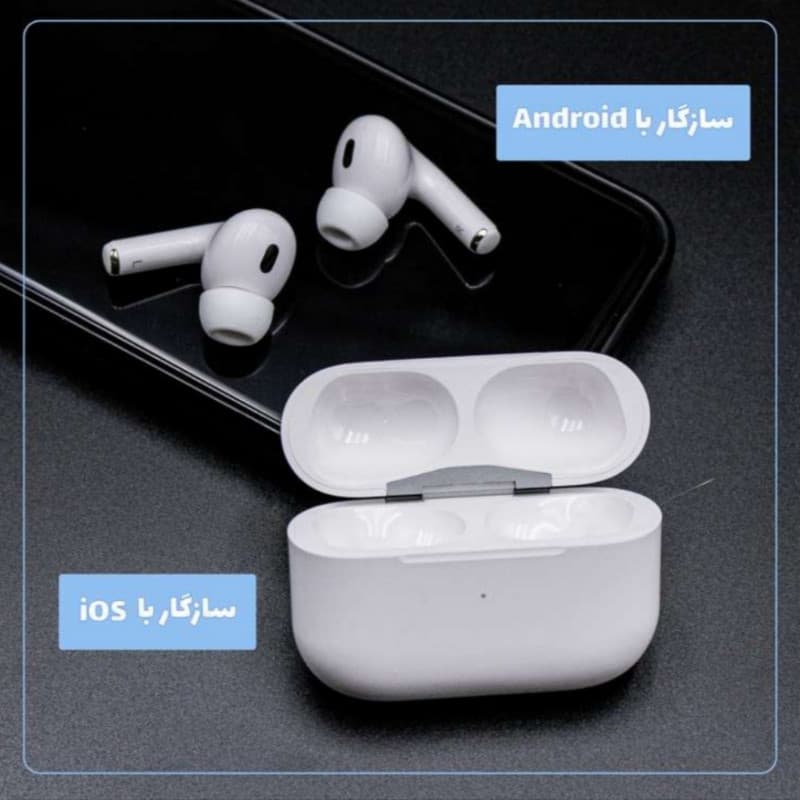 ایرپاد بلوتوثی مدل air-r03 gv5.0 tws — تصویر ۵