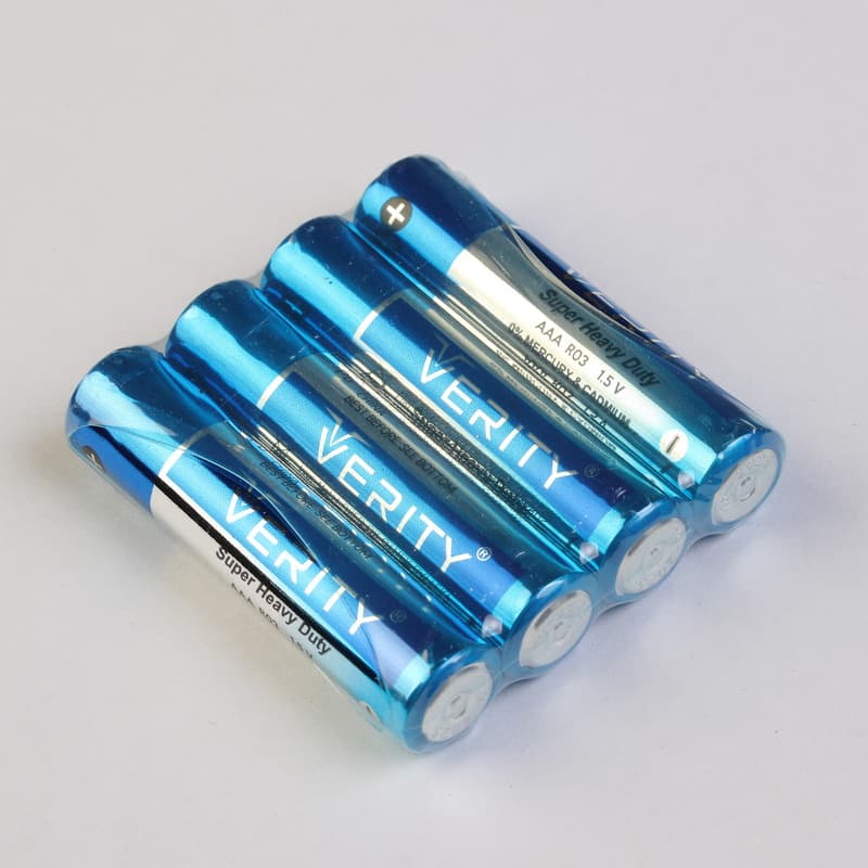 باتری نیم قلمی وریتی مدل Super Heavy Duty بسته 40 عددی — تصویر ۳