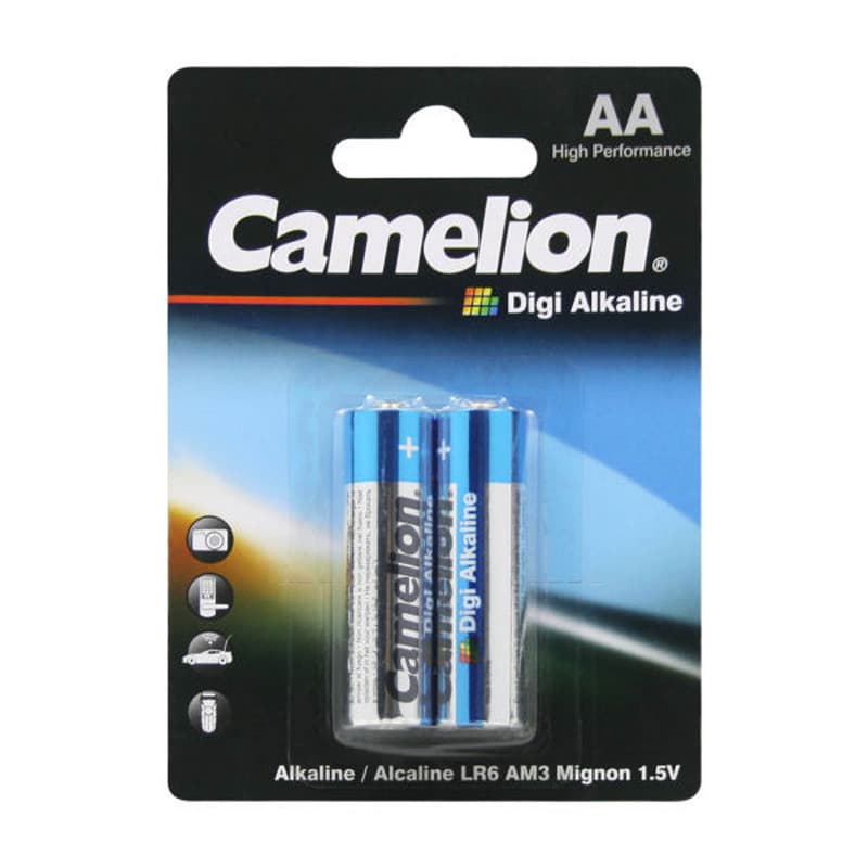 باتری قلمی کملیون مدل Digi Alkaline LR6AM3-mignon بسته 2 عددی — تصویر ۴