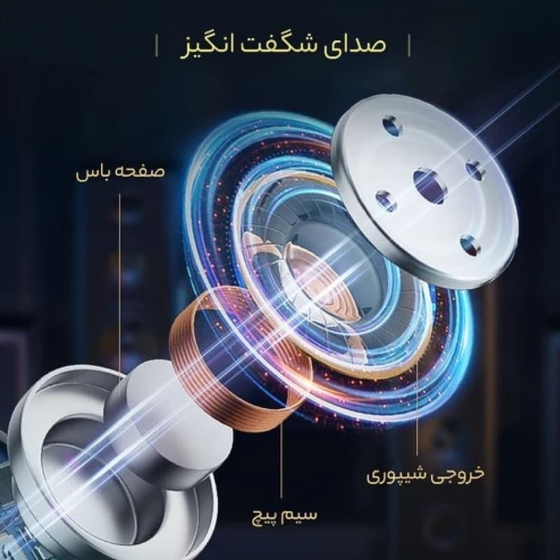 هدفون بلوتوثی پی ام ام مدل PM1OO — تصویر ۴
