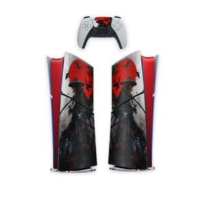 برچسب کنسول بازی پلی استیشن 5 اسلیم کایمون مدل samurai کدP5S050 بسته 6عددی