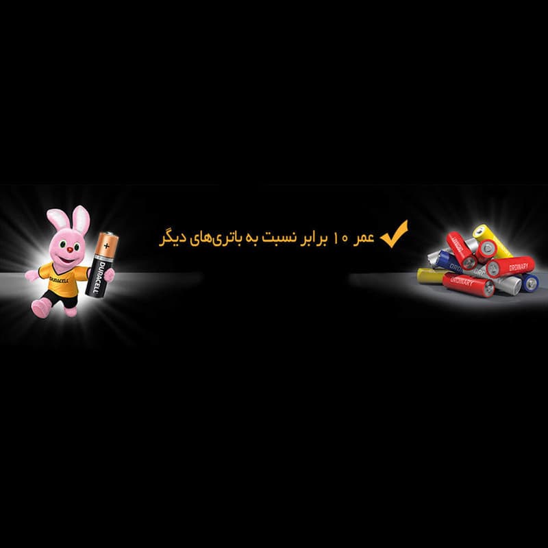 باتری قلمی دوراسل مدل PLUS-LR6 بسته 4 عددی — تصویر ۴