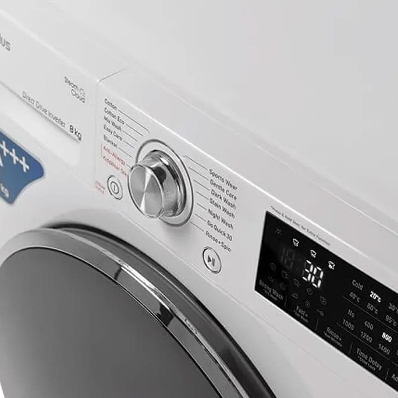 ماشین لباسشویی 8 کیلوگرم اتوماتیک جی پلاس مدل GWM-R88W.KTL — تصویر ۵