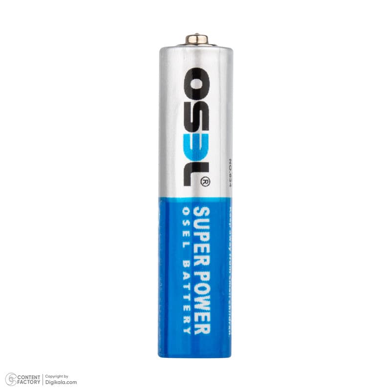 باتری نیم قلمی اوسل مدل Super Power R03P بسته ۶ عددی — تصویر ۴