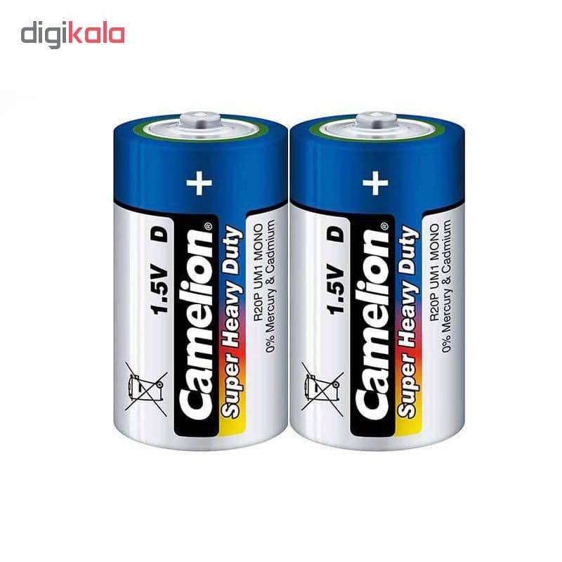 باتری بزرگ D کملیون مدل Super Heavy Duty بسته 2 عددی — تصویر ۳