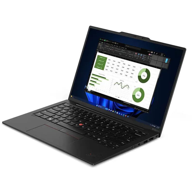 لپ تاپ 14 اینچی لنوو مدل ThinkPad X1 Carbon Gen 12-Core Ultra 7 155H-32GB LPDDR5X 6400MHz-1TB SSD-Touch-Backlit-W Pro — تصویر ۳