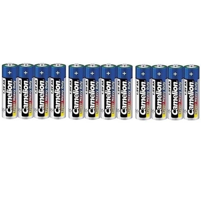 باتری قلمی کملیون مدل Super Heavy Duty بسته 12 عددی — تصویر ۹