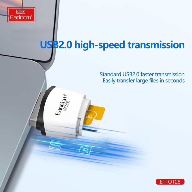کارت خوان ارلدام مدل ET-OT26 New version — تصویر ۳