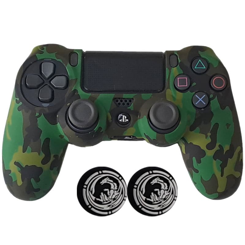 محافظ دسته پلی استیشن ۴ مدل ARMY PS4-421 به همراه روکش آنالوگ — تصویر ۴