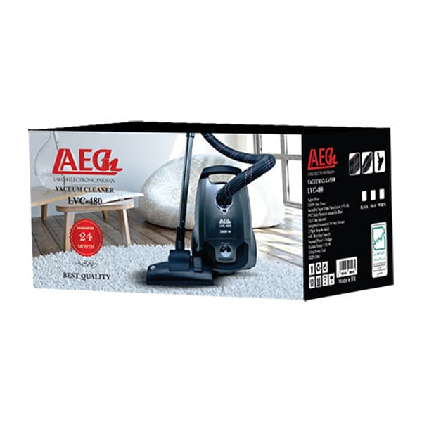جاروبرقی 2600 وات لایق مدل LVC-480 — تصویر ۳