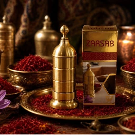 زعفران ساب برنجی( توپی زرساب)