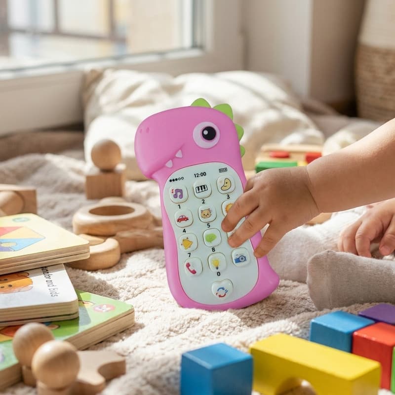 اسباب بازی مدل موبایل موزیکال طرح دایناسور — تصویر ۳