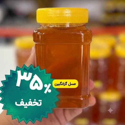 عسل طبیعی گزانگبین ساکارز زیر یک درصد یک کیلویی ( مستقیم از زنبوردار) ارسال رایگان
