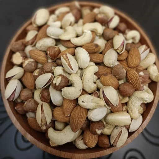 آجیل چهار مغز (چهارمغز)خام با کیفیت عالی تازه نیم کیلویی آجیل و خشکبار مهران — تصویر ۴