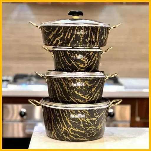 سرویس قابلمه 7 پارچه طرح چدن کیجان