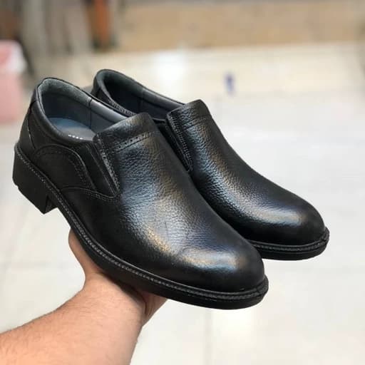 کفش چرم مردانه مجلسی ایپک رنگ مشکی(26) — تصویر ۴