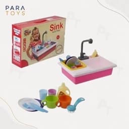 اسباب بازی سینک ظرفشویی بچگانه باتری خور — تصویر ۳