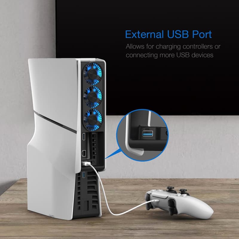 خنک کننده پلی استیشن 5 مدل IINE L960 — تصویر ۸