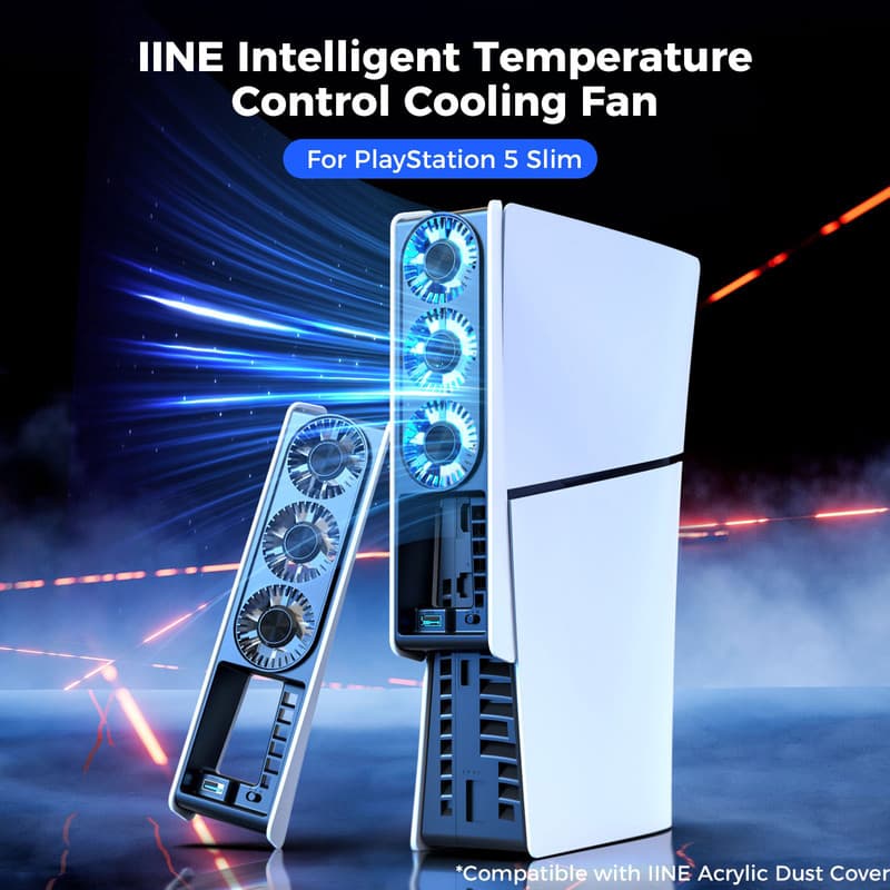 خنک کننده پلی استیشن 5 مدل IINE L960 — تصویر ۵