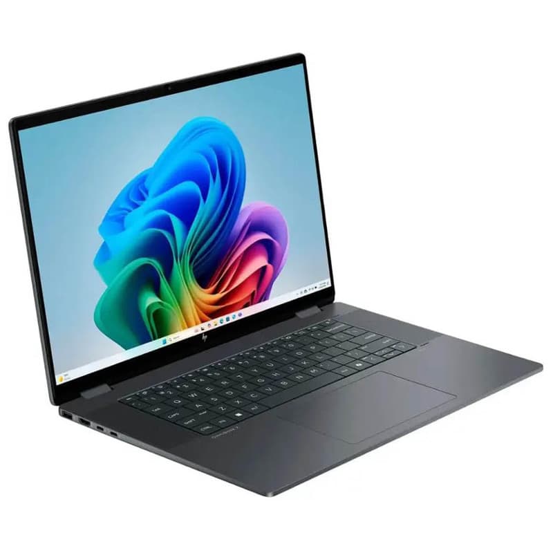 لپ تاپ 16 اینچی اچ‌ پی مدل OmniBook X 16-aw0033dx-Core Ultra 7 255H-RTX4050 6GB-32GB DDR5 5600MHz-1TB SSD-OLED-Touch-Backlit-W — تصویر ۲
