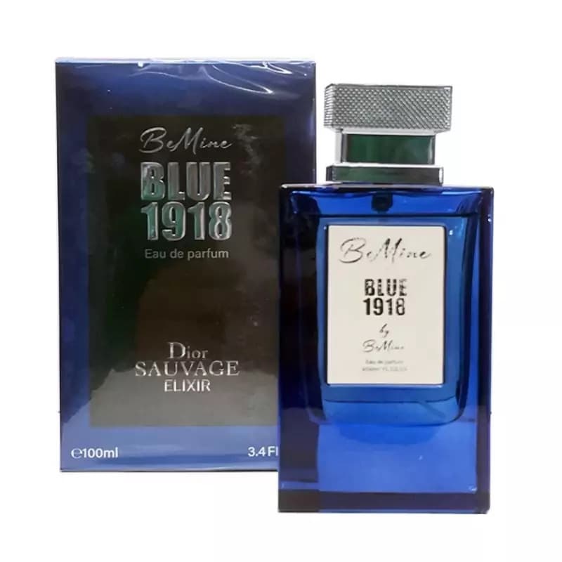 ادو پرفیوم مردانه بی ماین مدل Blue 1918 با رایحه تلخ حجم 100 میلی لیتر — تصویر ۲