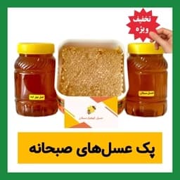 عسل طبیعی صبحانه ( عسل سبلان باموم، عسل سبلان، عسل چهل گیاه) ارسال رایگان — تصویر ۳