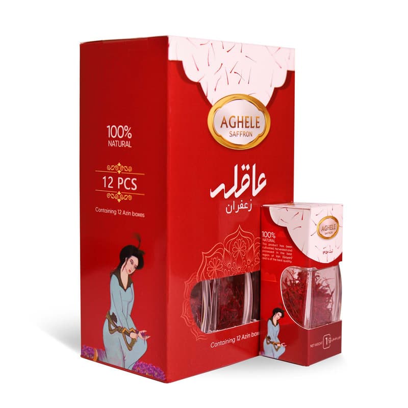 زعفران آذین درجه یک عاقله - 0.5 گرم — تصویر ۴
