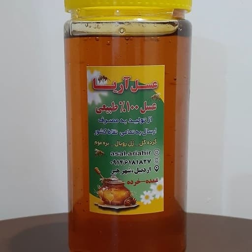 عسل چهل گیاه ( 1 کیلویی) ارسال رایگان وفوری