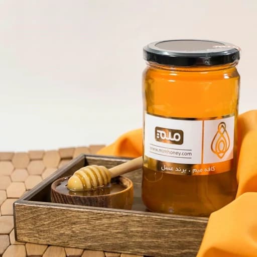 عسل خام گون دیابتی سپیدان 870 گرمی ساکارز 2.6