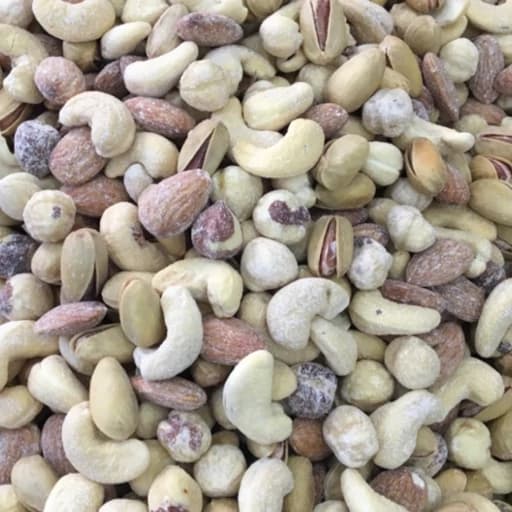 اجیل مخلوط نمک دریایی 200 گرم(پسته-بادام هندی فندق-بادام) آجیل عربی