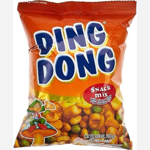 آجیل دینگ دونگ فاوا و کراکر 95 گرمی ، Ding Dong
