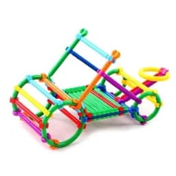 اسباب بازی میله هزار کاره 500 قطعه هزار سازه ساختنی بازی فکری لگو میله ای ساخت ماشین با هزار سازه اسباب بازی هزار کاره — تصویر ۶