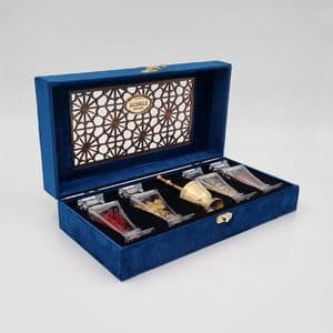 زعفران کادویی عاقله - 3 گرم به همراه هل - 20 گرم و هاون — تصویر ۲