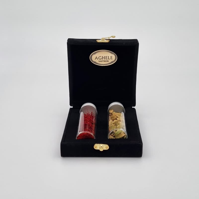 زعفران کادویی عاقله - 1.5 گرم به همراه هل - 10 گرم — تصویر ۶