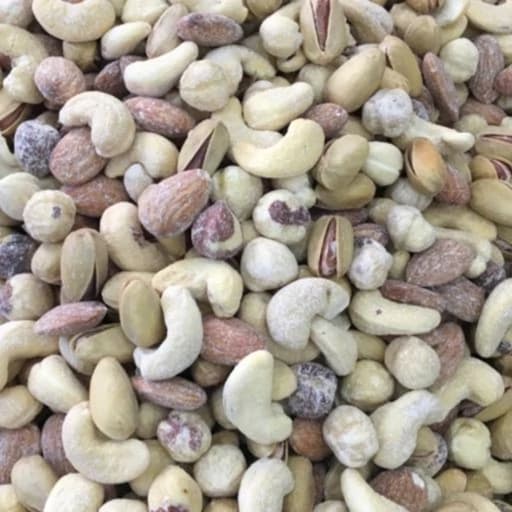اجیل مخلوط نمک دریایی1000 گرم(پسته -بادام هندی - فندق -بادام) آجیل عربی