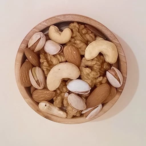 آجیل چهار مغز خام مخلوط ممتاز 500 گرمی