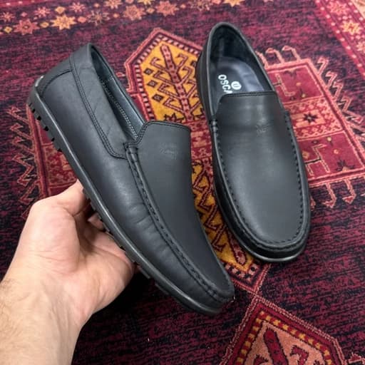 کفش مردانه کالج چرم طبیعی با کفی طبی(فانتوفل)
