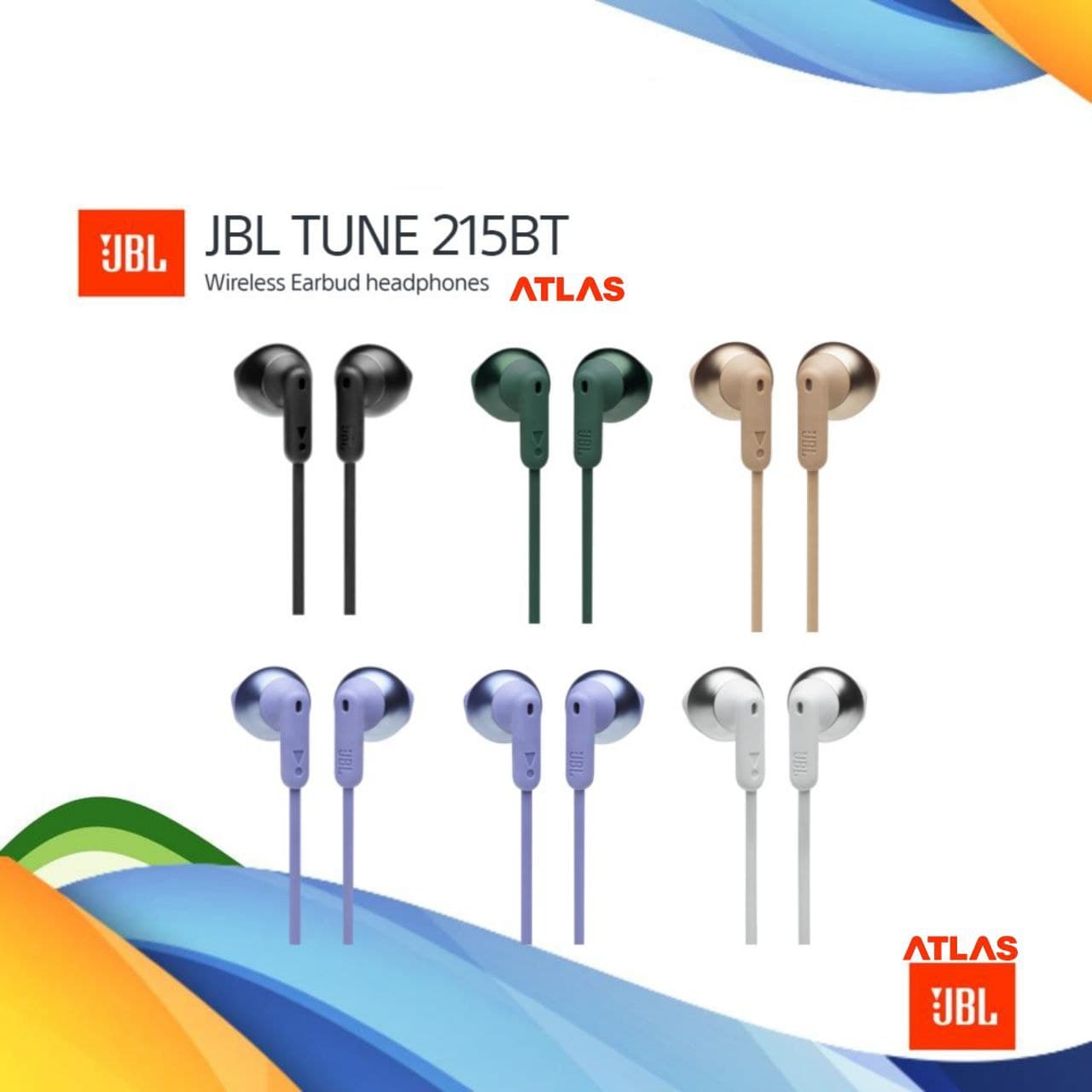 هدفون بی سیم جی بی ال مدل TUNE 215BT Wireless Bluetooth Earbuds — تصویر ۷