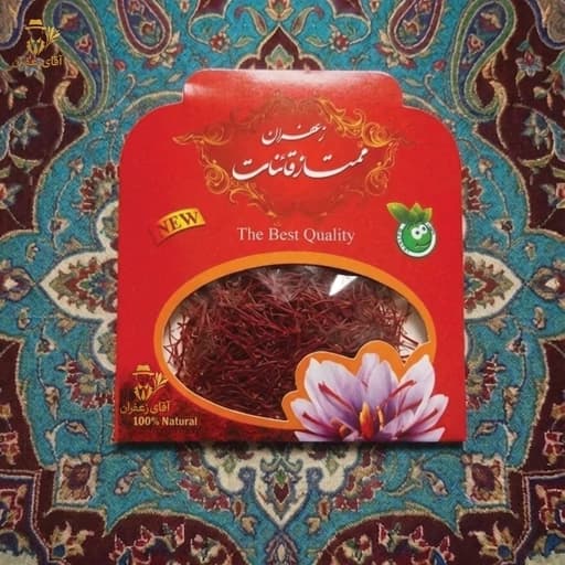 زعفران سرگل و شکسته ممتاز قائنات 1مثقال ( 5 عدد ) تضمین کیفیت و ارسال رایگان