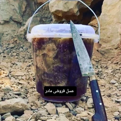 عسل وحشی صخره کورک موم وشهد(عسل فروشی مادر)