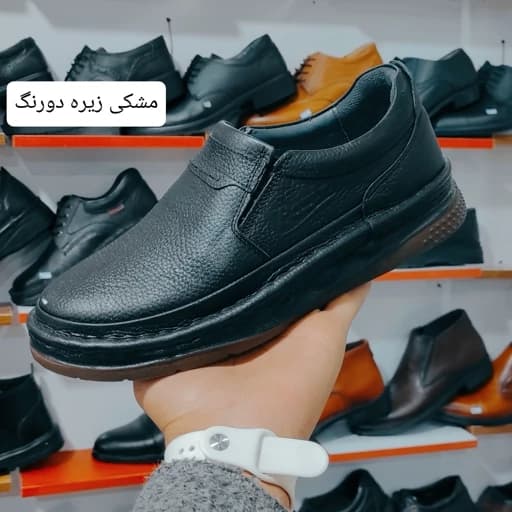 کفش تمام چرم طبی مردانه،بند دار،کارتبریز. — تصویر ۲