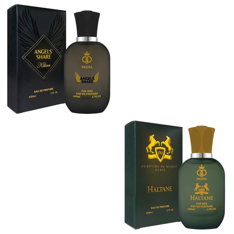ادو پرفیوم مردانه پاشا مدل هالتان و آنجلز شیر با رایحه گرم حجم 50 میلی لیتر بسته 2 عددی — تصویر ۴