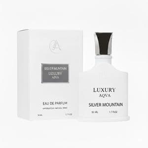 ادو پرفیوم مردانه لاکچری آکوا مدل Silver Mountain با رایحه خنک حجم 50 میلی لیتر